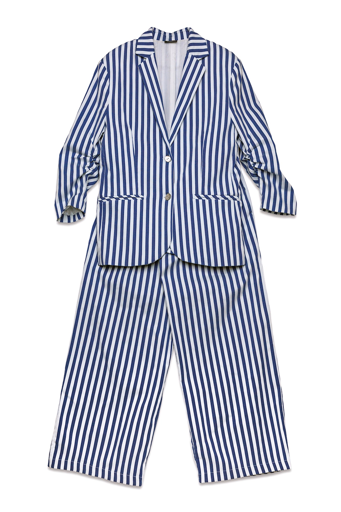 Conjunto Azul e Branco