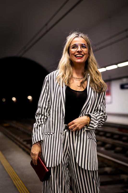 Blazer Preto e Branco