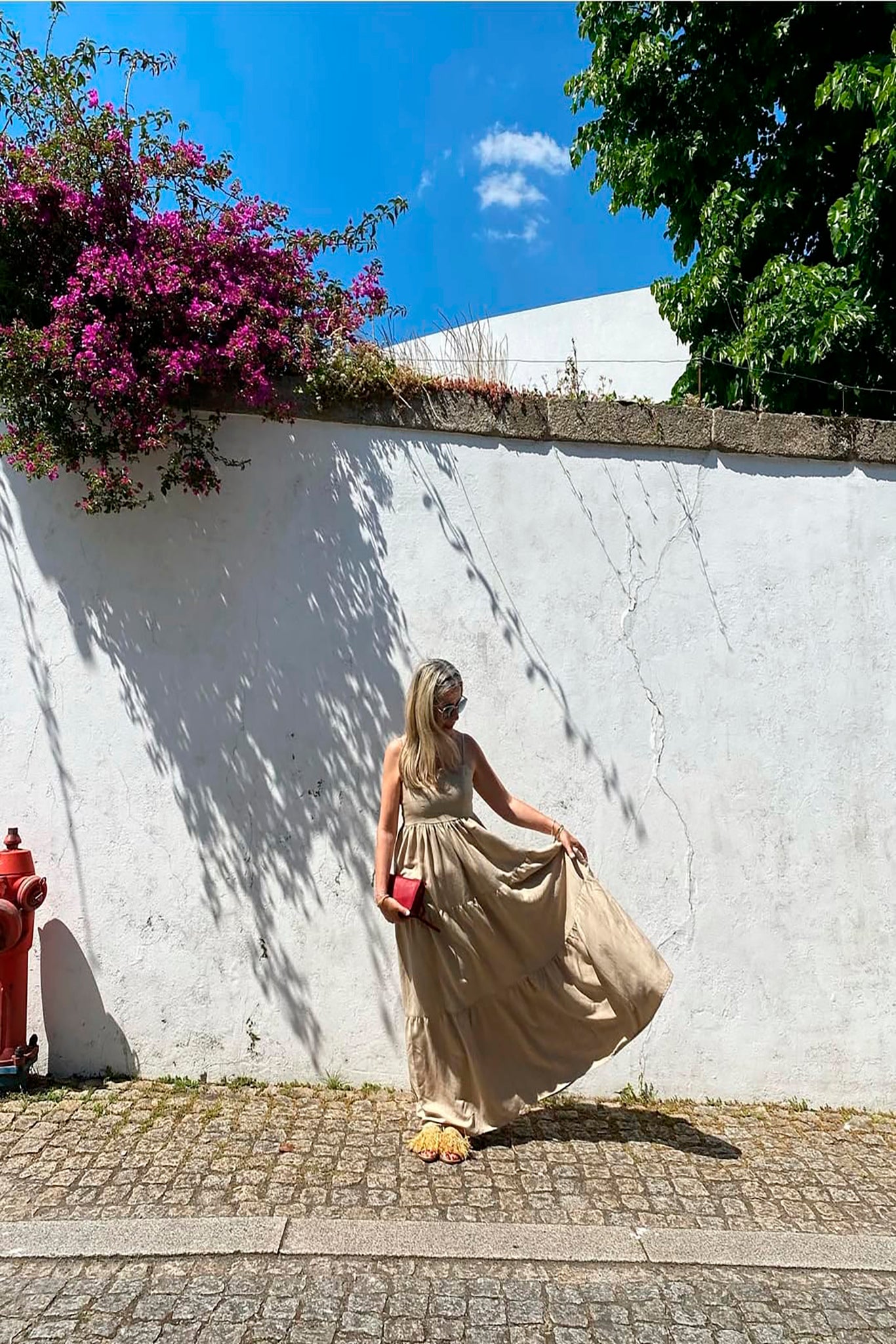Vestido Bege