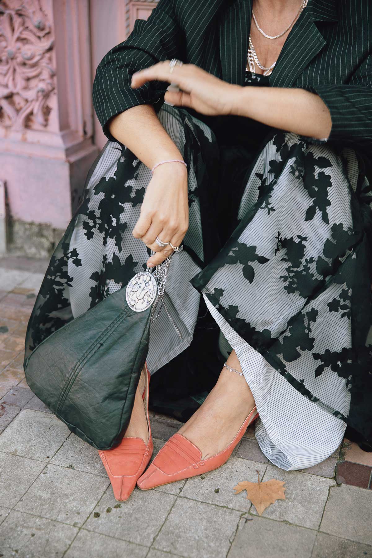 Vestido Preto Flores