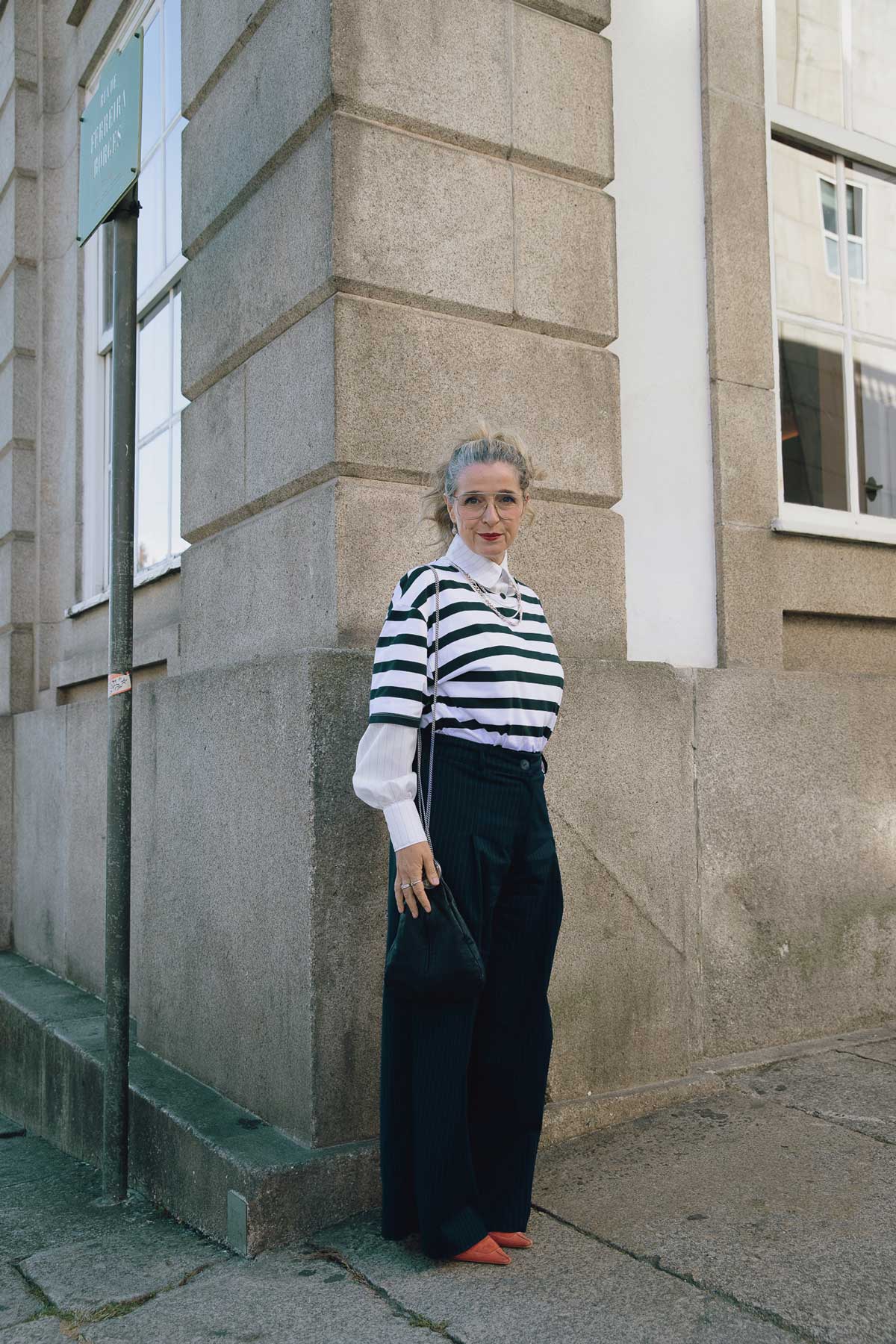 T-shirt Riscas Unisexo