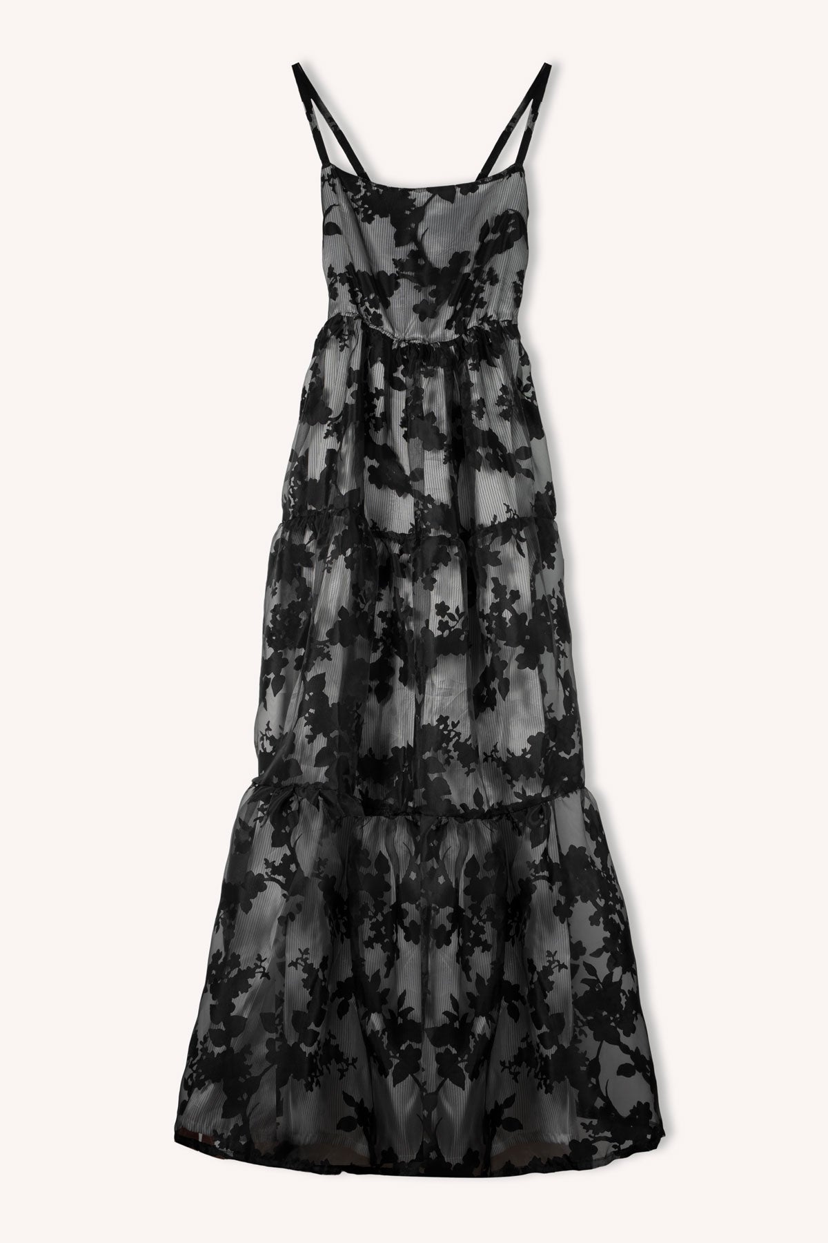 Vestido Preto Flores