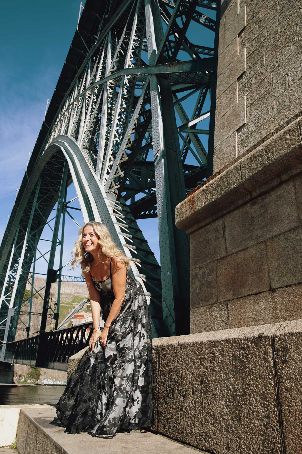 Vestido Preto Flores