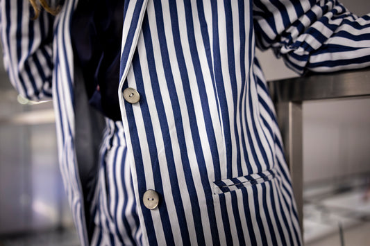 Blazer Azul e Branco