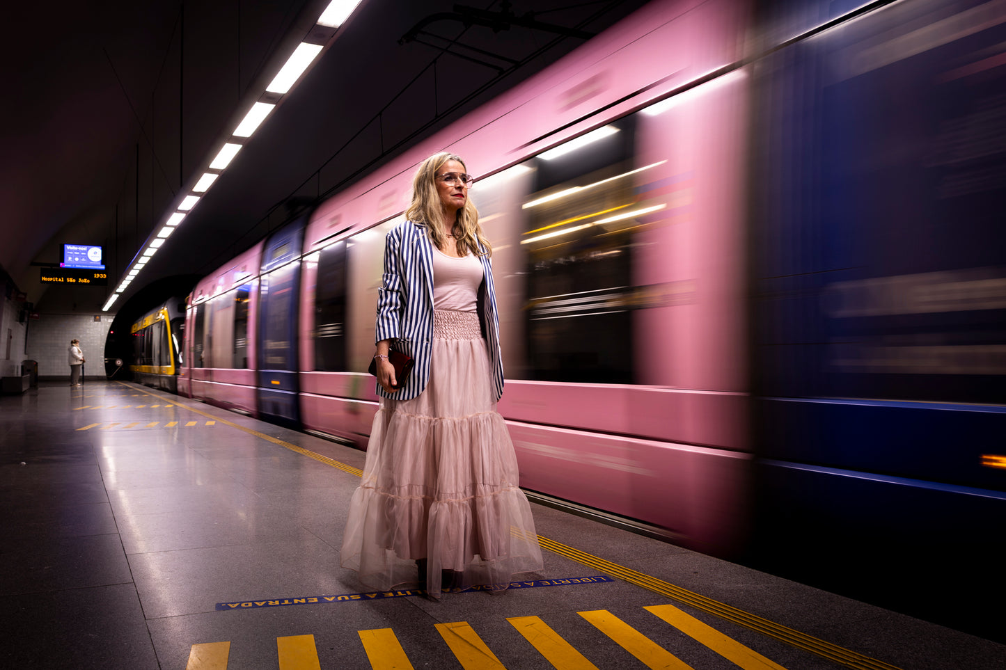 Blazer Azul e Branco